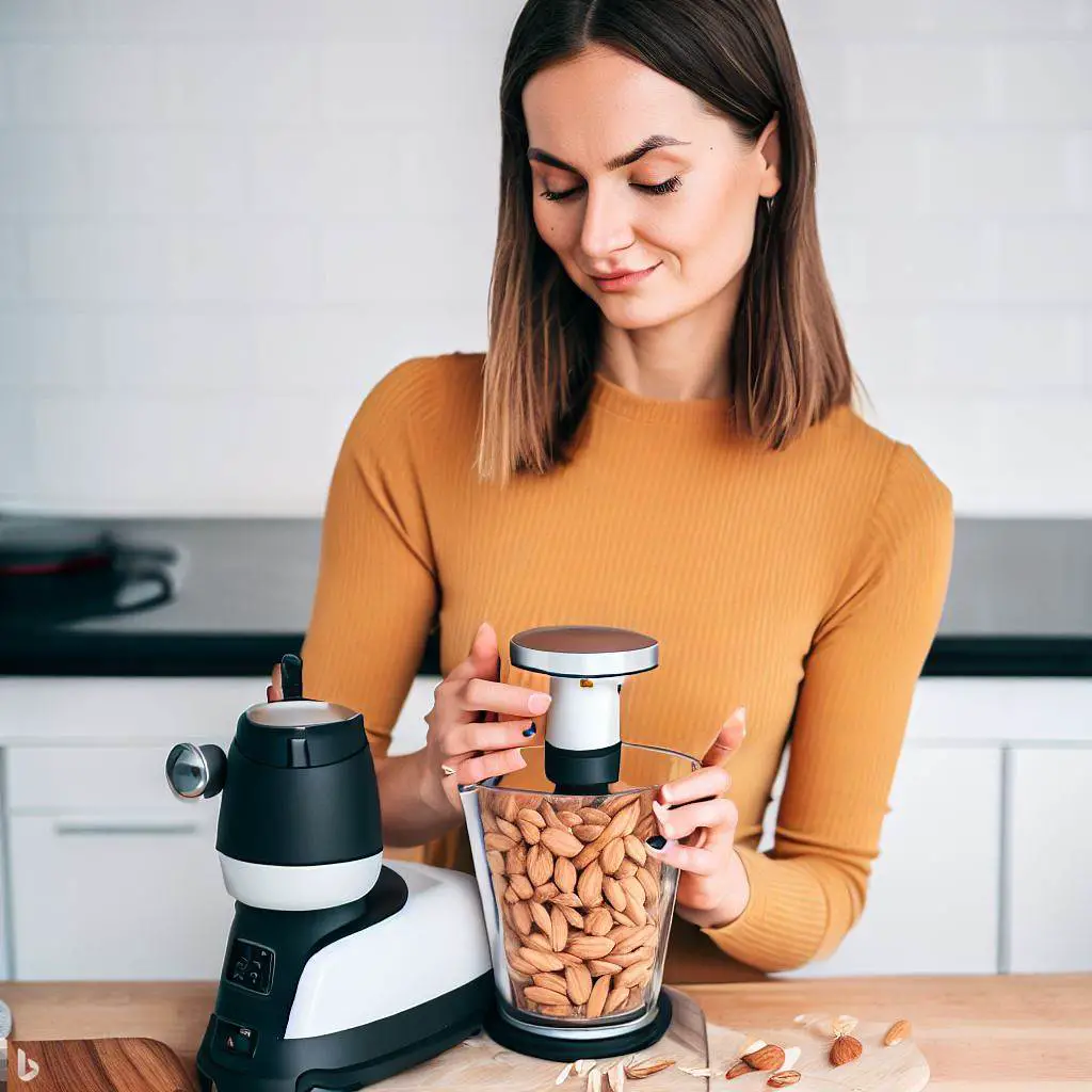 how to slice almonds in food processor?